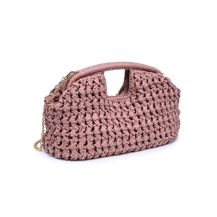 BK Handbags Abigail Crossbody Bag in Mauve available at Barbara Katz