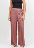 Lysse Ada Pull-On Transeasonal Vegan Leather Trouser in Antique Rose available at Barbara Katz