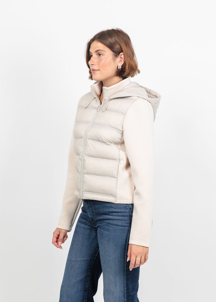 Lola & Sophie Adriana Jacket in Beige available at Barbara Katz