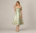 Adrianna Papell Floral Jacquard Dress AP1E211223