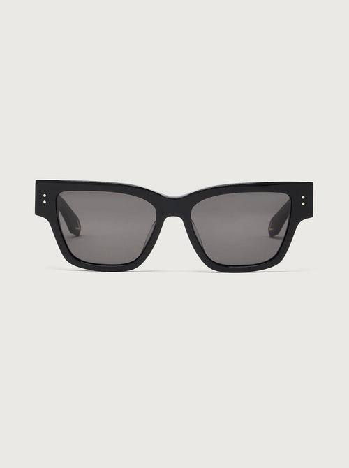 Varley Alber Square Sunglasses in Black available at Barbara Katz
