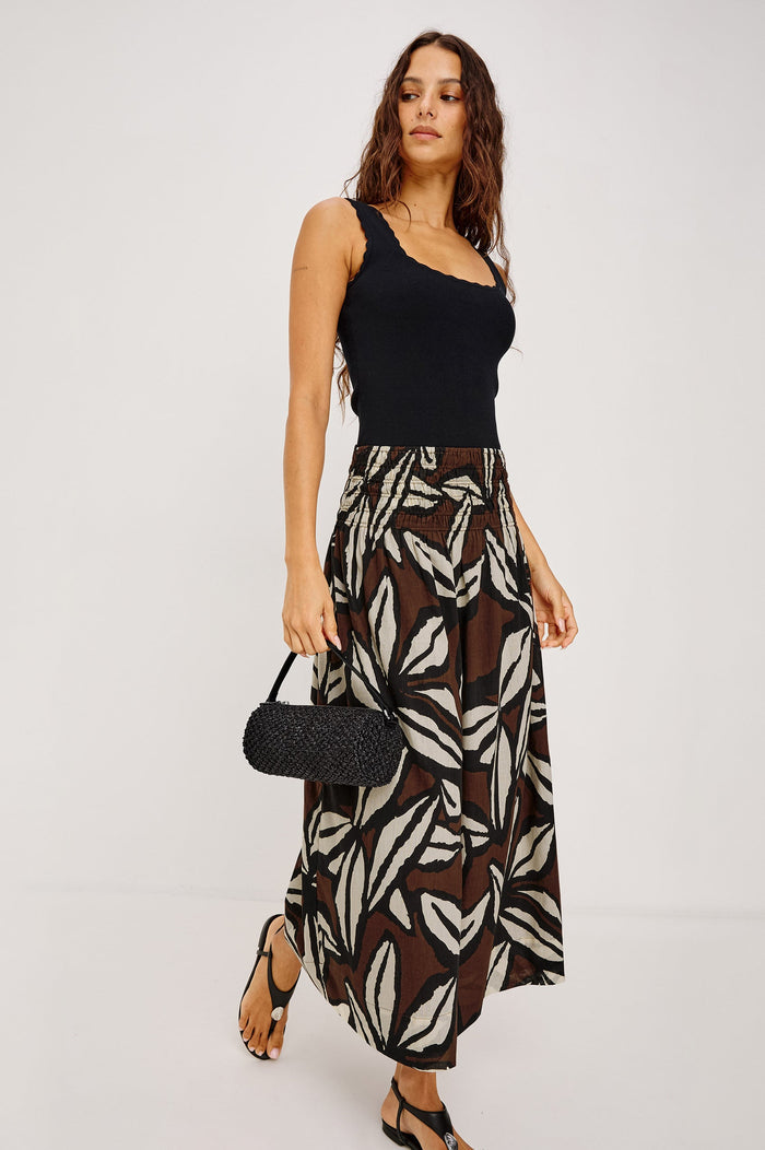 Rails Alessa Skirt in Cocoa Floral available at Barbara Katz