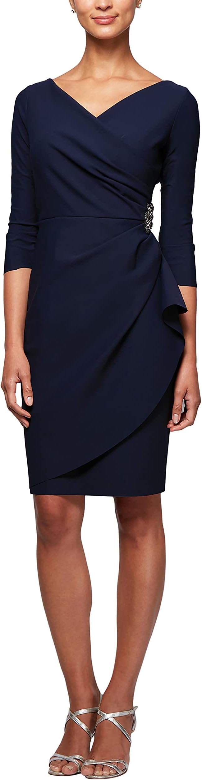 Alex Evenings Scuba Cocktail Dress 134134