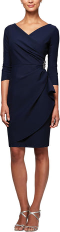 Alex Evenings Scuba Cocktail Dress 134134