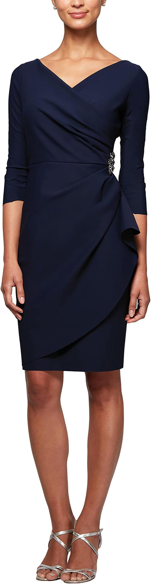 Alex Evenings Scuba Cocktail Dress 134134