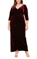 Alex Evenings Velvet Evening Dress 84918583