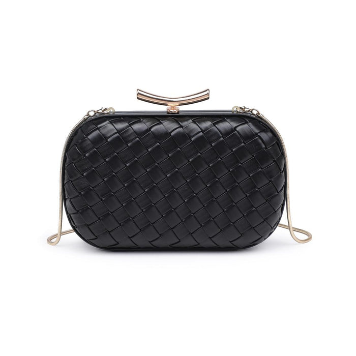 BK Allison Evening Bag in Black available at Barbara Katz
