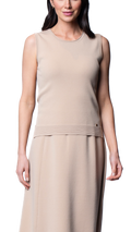 Biana Alva Tank Top in Warm Beige available at Barbara Katz