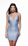 Alyce Paris Ruched Lace-up Back HoCo Dress 4855