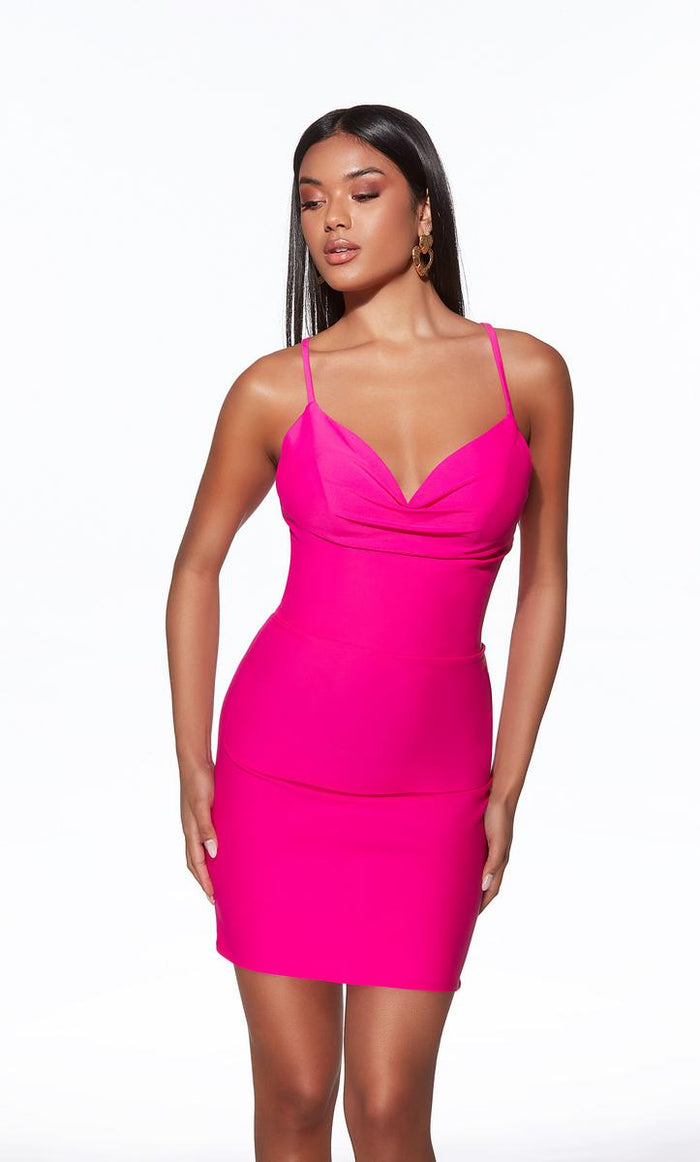 Alyce Paris Sleek And Simple HoCo Dress 40089