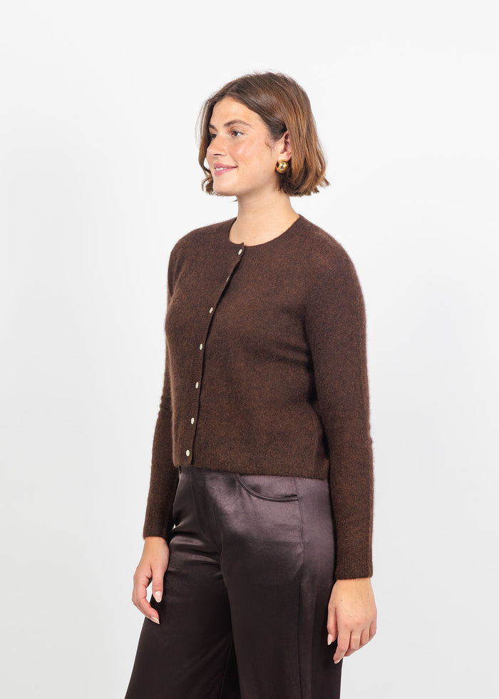 Colorush Amara Malou Cardigan in Americano available at Barbara Katz