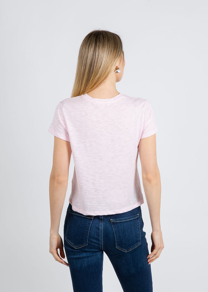Goldie Andie Short Sleeve Tee in Cherry Blossom available at Barbara Katz