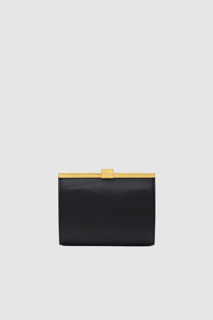 ANINE BING Anine Wallet - Black - front view
