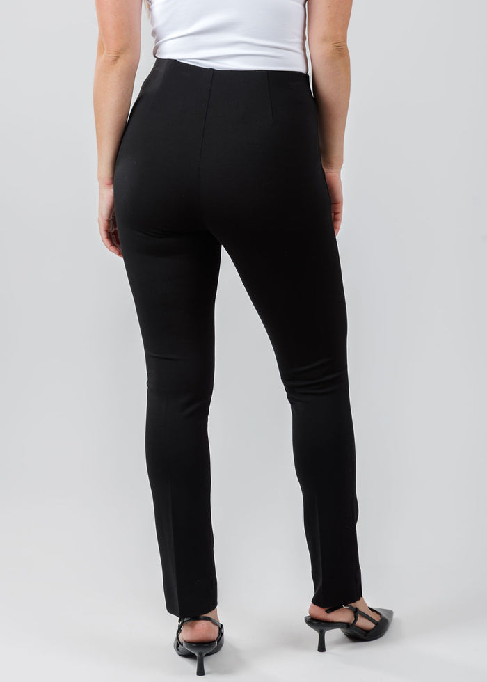 Peace of Cloth Annie Pant 29" Paramount Knit in Black available at Barbara Katz