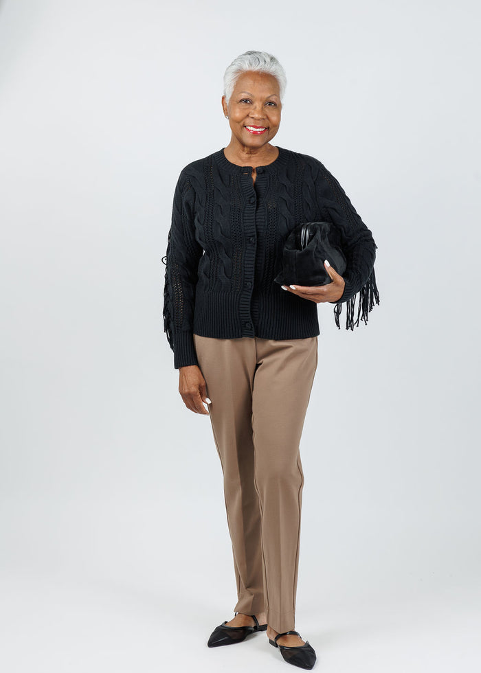 Peace of Cloth - Annie 29" Paramount Knit Pants - Mocha