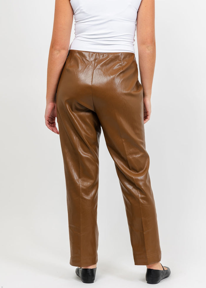 Peace of Cloth Annie Ultra Faux Pant in Saddle available at Barbara Katz