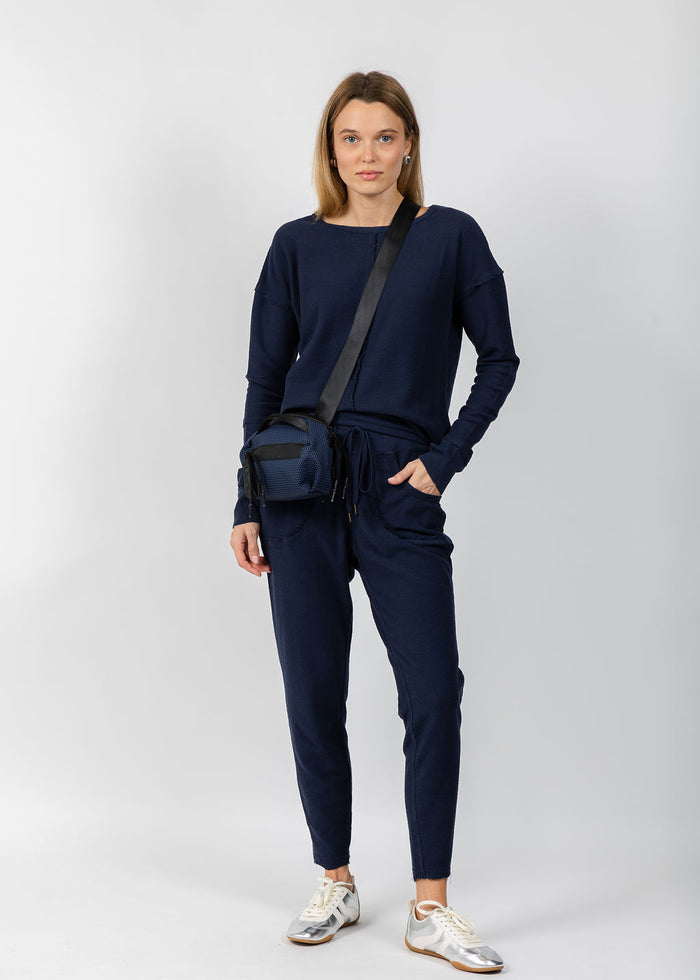 Wearables Annika Sweater and Kiefer Pants in Navy available at Barbara Katz
