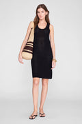 ANINE BING Arie Dress - Black - on model front