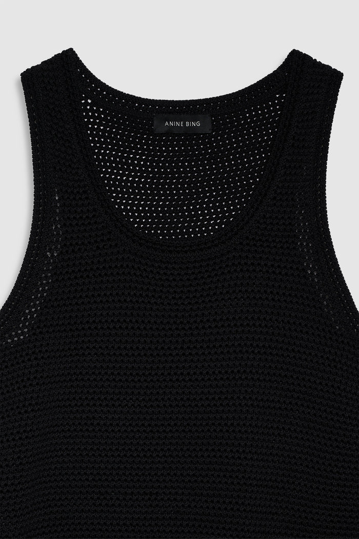 ANINE BING Arie Dress - Black - detail view