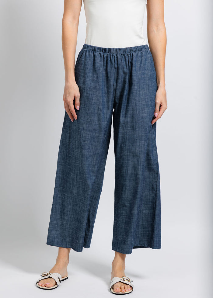 Nally & Millie Ariel Pants in Chambray available at Barbara Katz