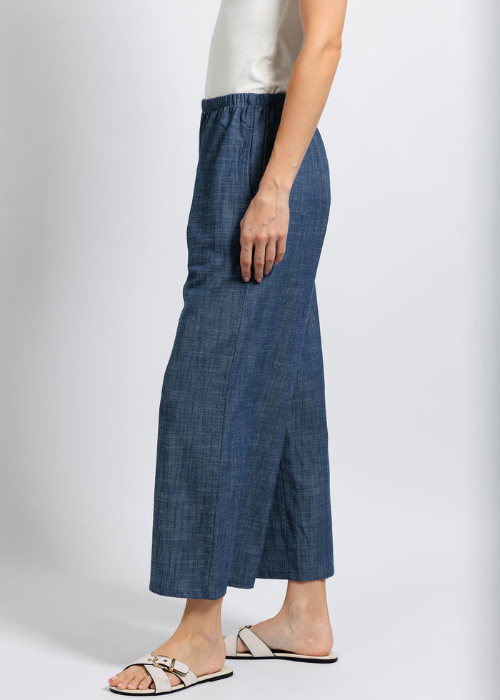 Nally & Millie Ariel Pants in Chambray available at Barbara Katz