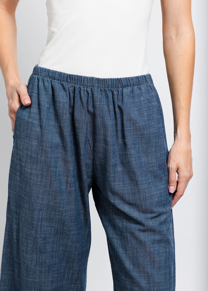 Nally & Millie Ariel Pants in Chambray available at Barbara Katz