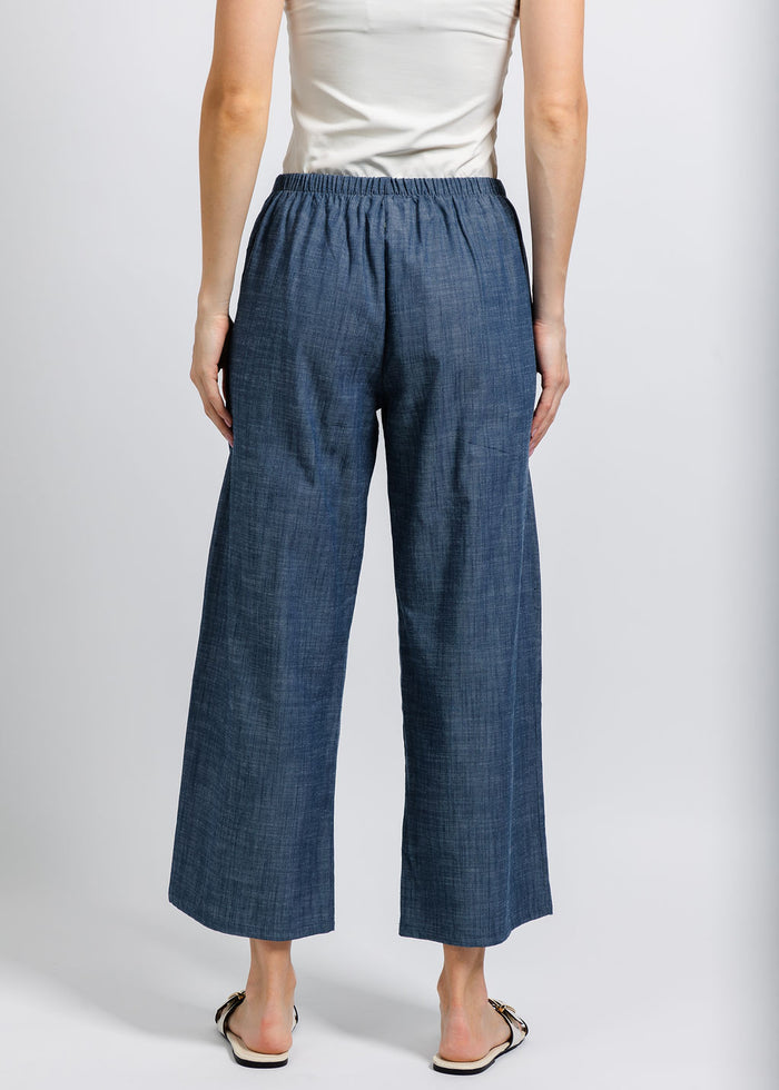 Nally & Millie Ariel Pants in Chambray available at Barbara Katz