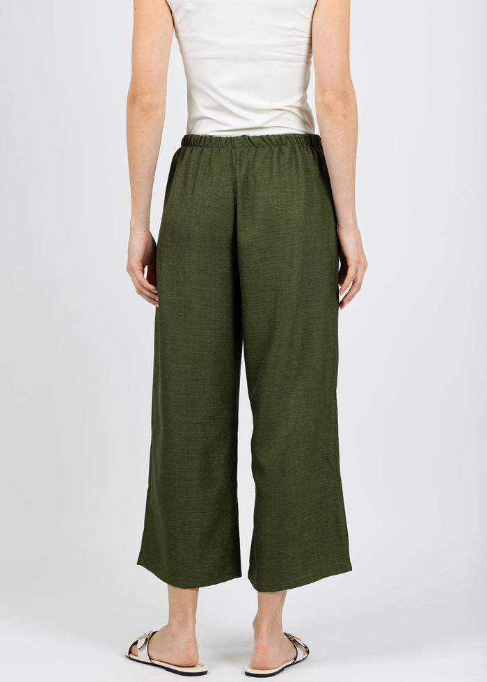 Nally & Millie Ariel Pants in Olive available at Barbara Katz