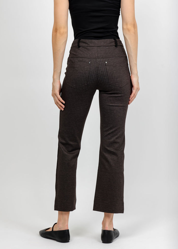 Lysse Baby Boot Ankle Pant - Hairline Stripe available at Barbara Katz