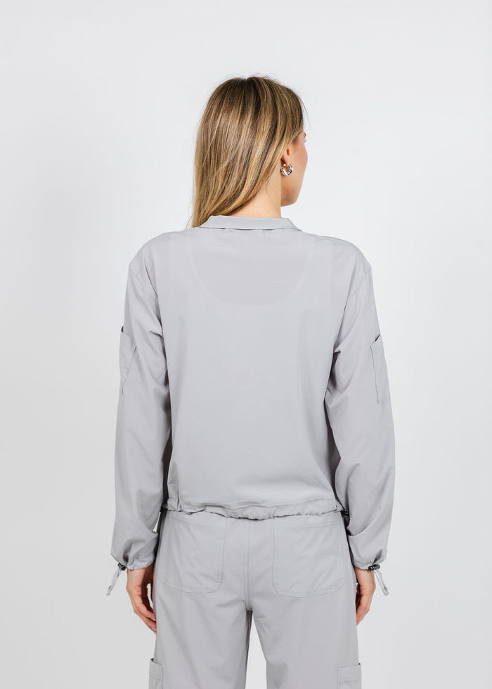 Wearables by XCVI Bach Bomber Jacket in Arctic available at Barbara Katz