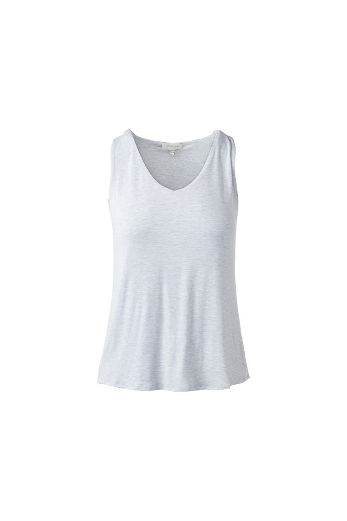Kinross Bamboo Hi Low Vee Tank available at Barbara Katz