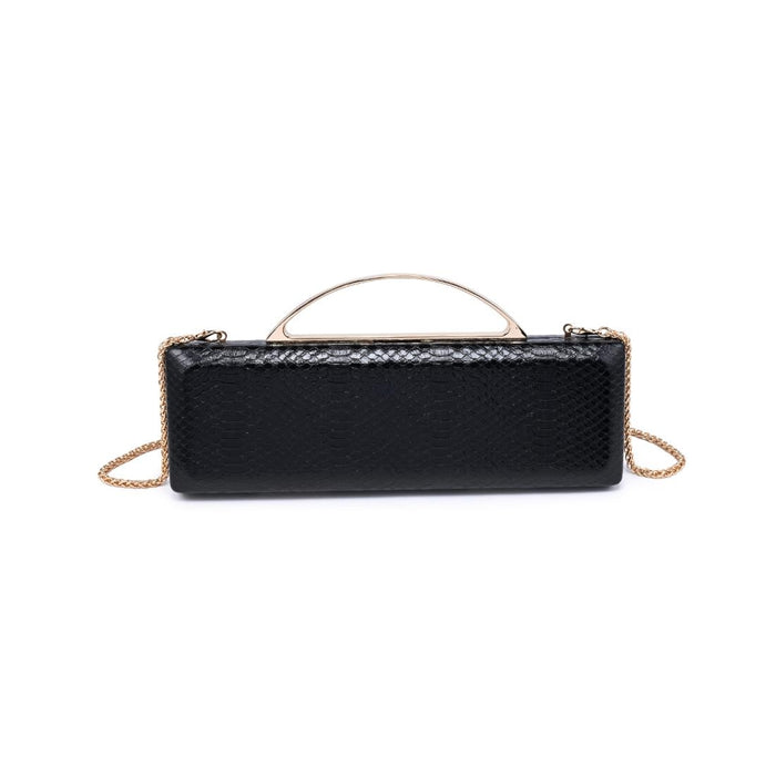 BK Banks Clutch Bag in Black available at Barbara Katz
