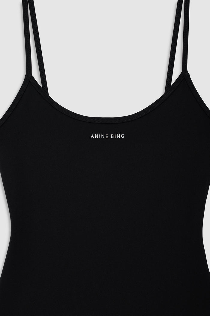 ANINE BING - Barbara Bodysuit - Black - Detail View
