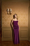 Betsy & Adam "Debra" Strapless Satin Gown A26846