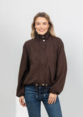 Rails Blake Jacket in Espresso available at Barbara Katz