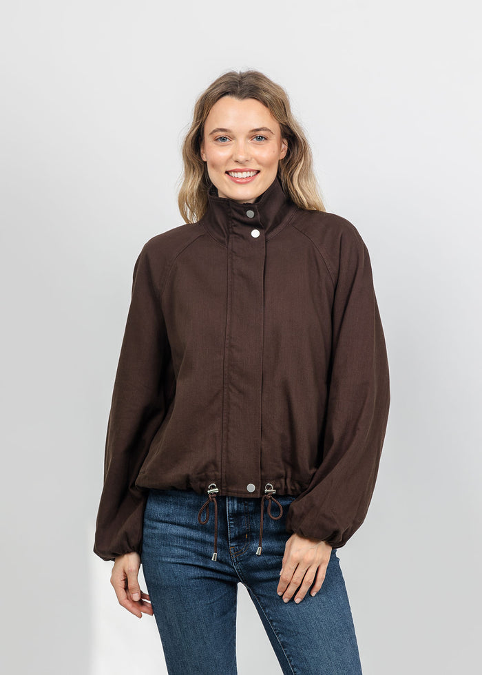 Rails Blake Jacket in Espresso available at Barbara Katz