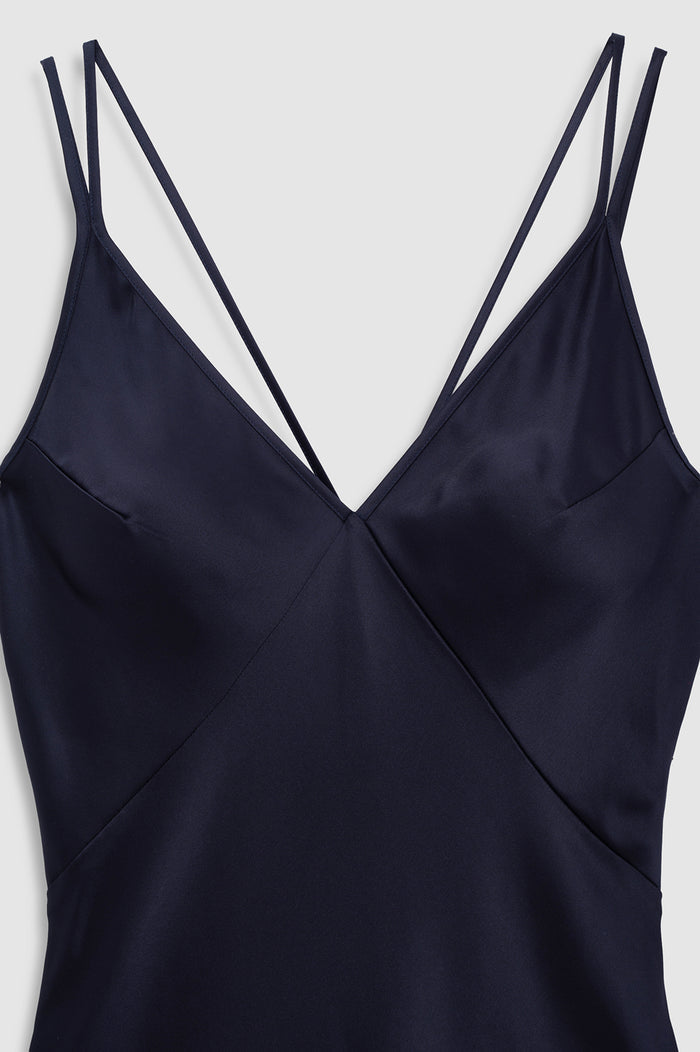 ANINE BING - Blanca Top - Navy - Detail View