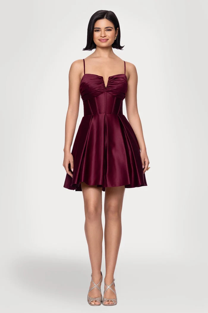 Blondie Nites Short A- Line Corset Dress 5107BN