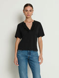 Nation LA Blondie Top in Jet Black available at Barbara Katz