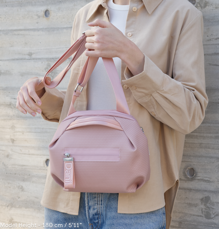 Daniella Lehavi Bonnie Crossbody Bag - Pink Lemonade available at Barbara Katz