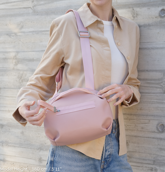 Daniella Lehavi Bonnie Crossbody Bag - Pink Lemonade available at Barbara Katz
