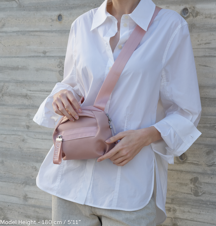Daniella Lehavi Bonnie Mini Crossbody Bag - Pink Lemonade available at Barbara Katz