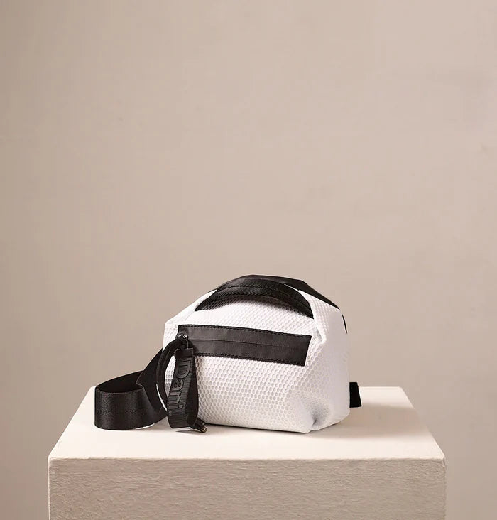 Daniella Lehavi Bonnie Mini Crossbody Bag in Snow available at Barbara Katz