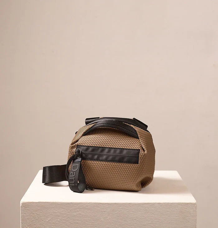 Daniella Lehavi Bonnie Mini Crossbody Bag in Taupe available at Barbara Katz