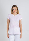 Goldie Botanical Ringer Tee in Rose available at Barbara Katz