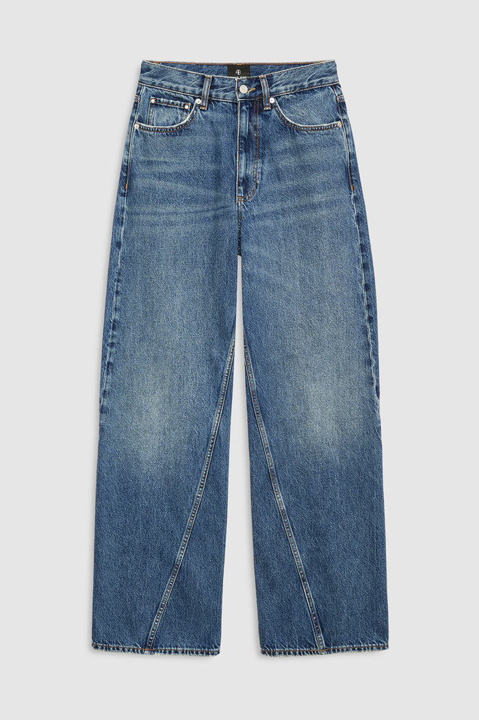 featured-img|ANINE BING Brie Jean 33" - Cabana Blue - front view