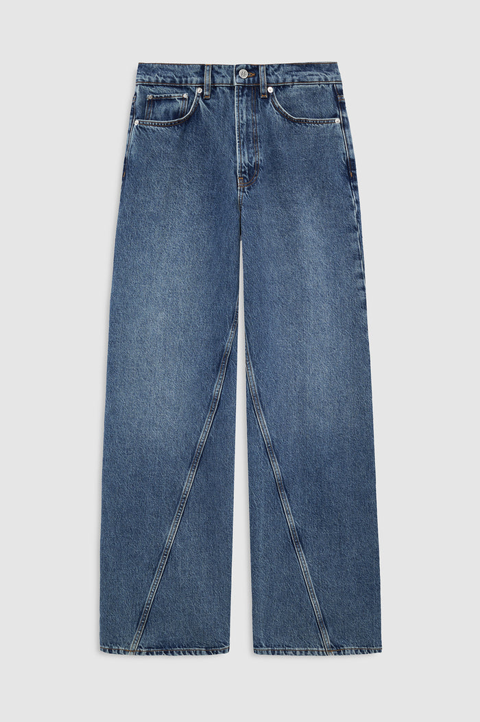 featured-img|ANINE BING - Brie Jean 33" - Dark Indigo - front view
