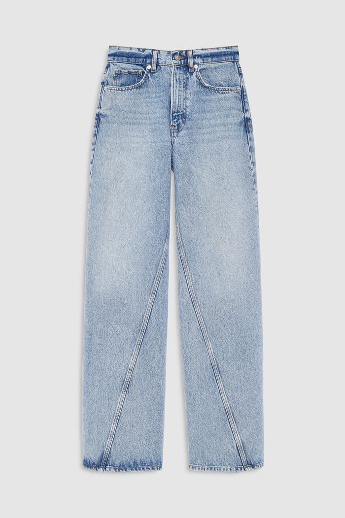 featured-img|ANINE BING Brie Jean 33" - Reservoir Blue - front view