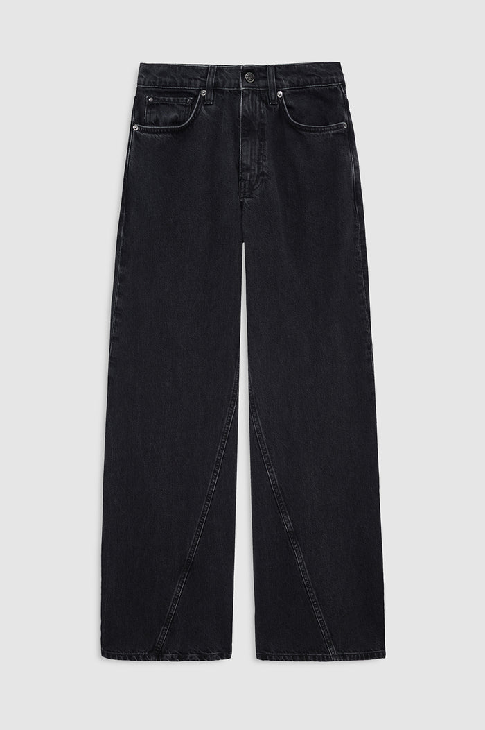 featured-img|ANINE BING Brie Jean 33" - Vintage Black - front view