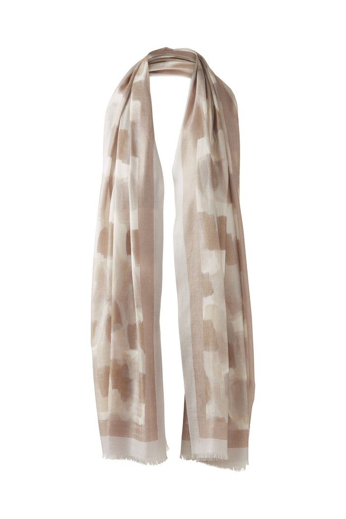 Kinross Brushstroke Print Scarf available at Barbara Katz